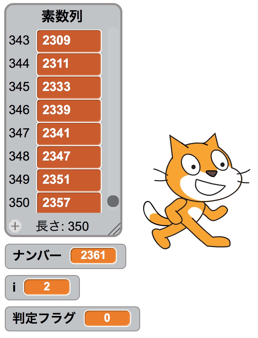 Scratchで素数 ゼロワンスタジオ 子供向けプログラミング教材